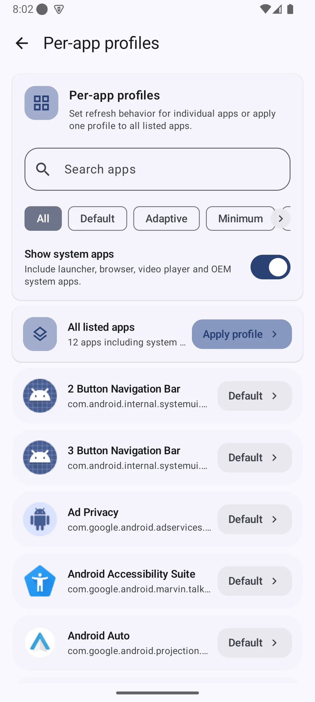 Adaptive Hz ekran görüntüsü 4