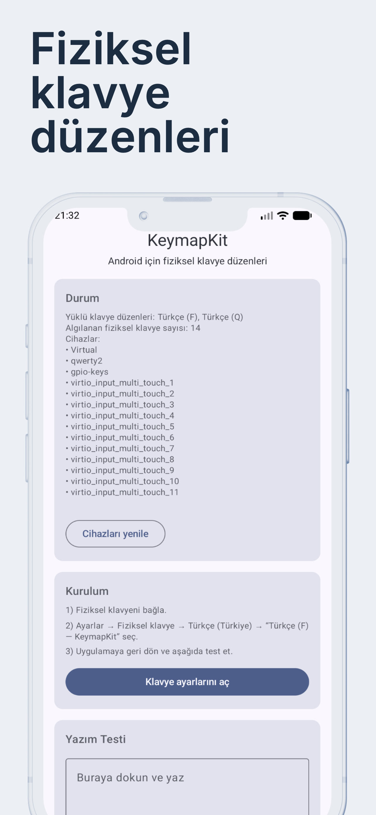 KeymapKit ekran görüntüsü