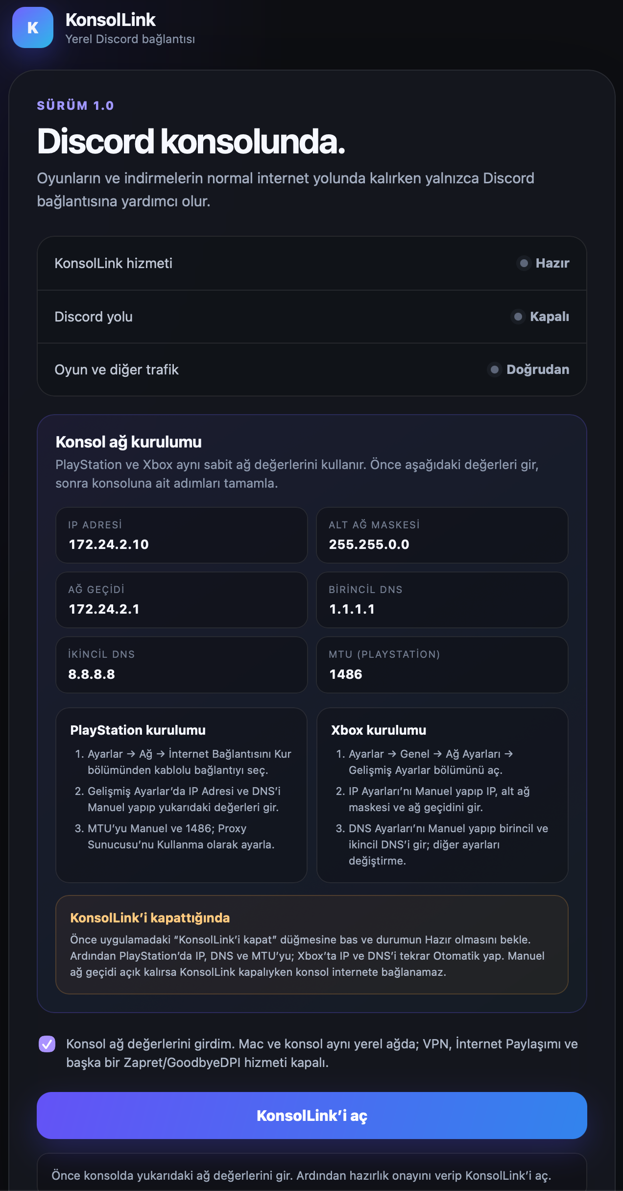 KonsolLink screenshot 1
