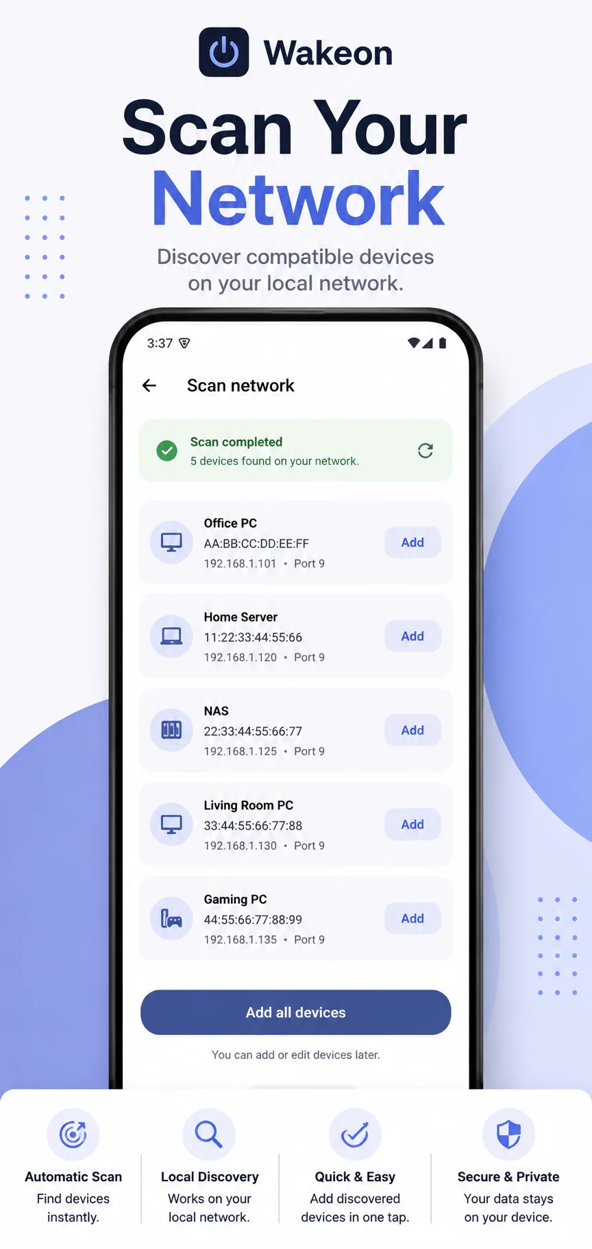 Wakeon screenshot 3