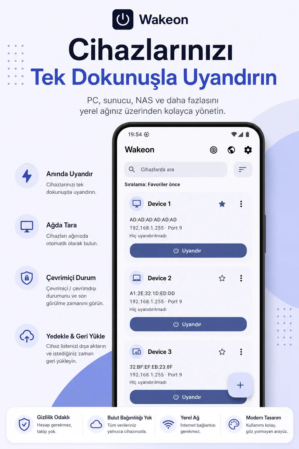 Wakeon ekran görüntüsü 1